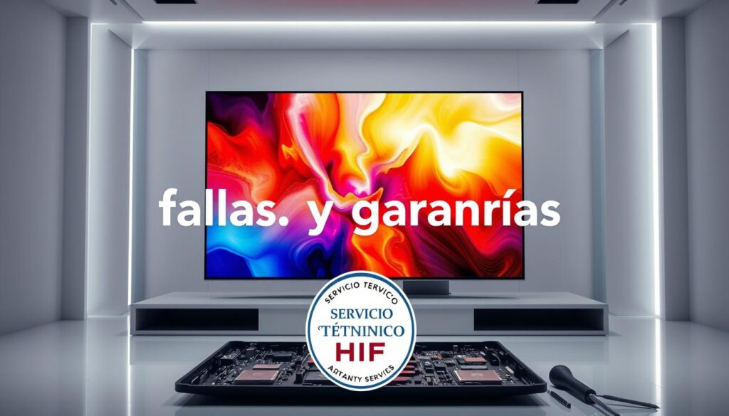 fallas y garantías televisor