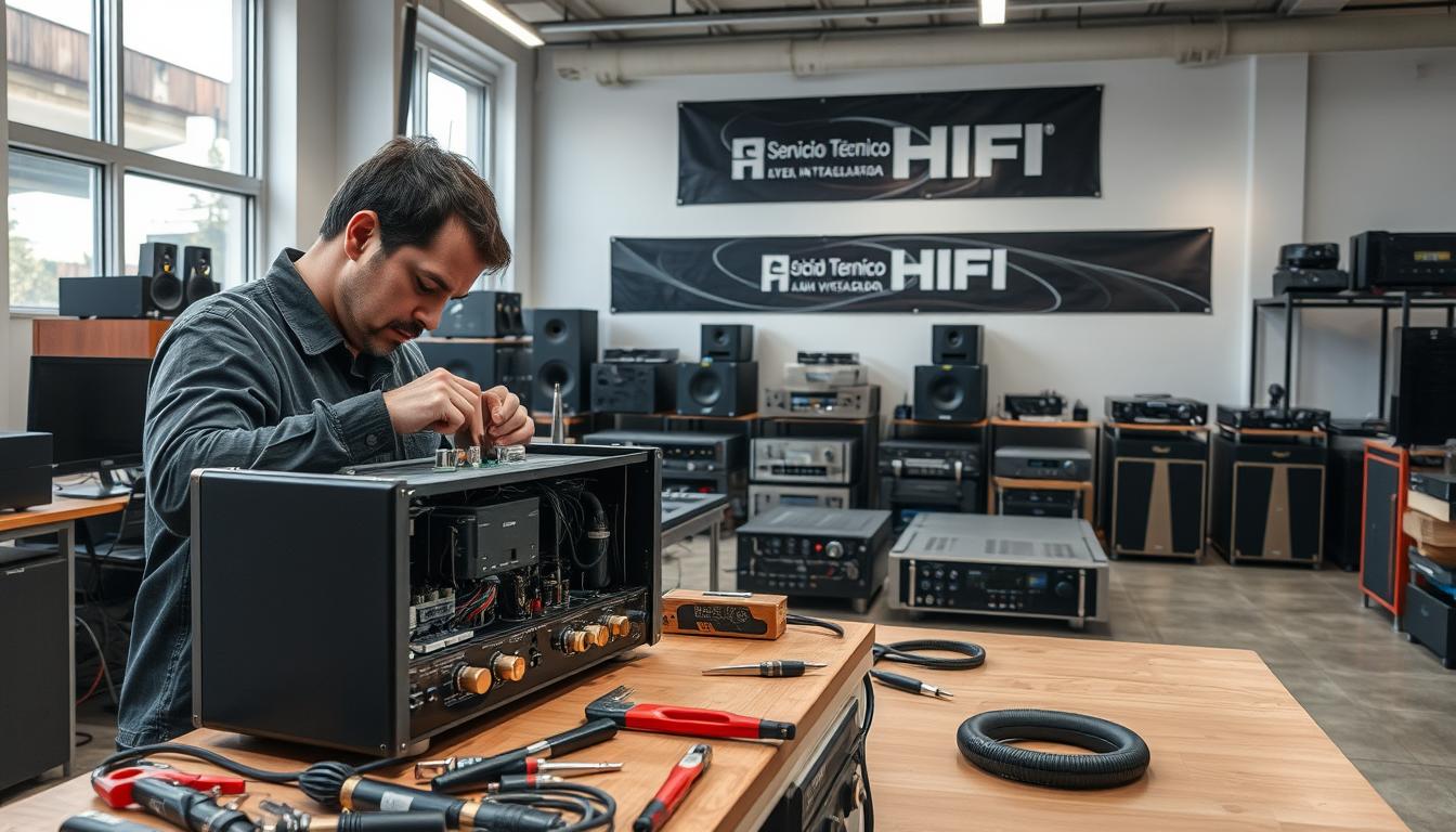 reparación amplificadores HIFI Vitacura