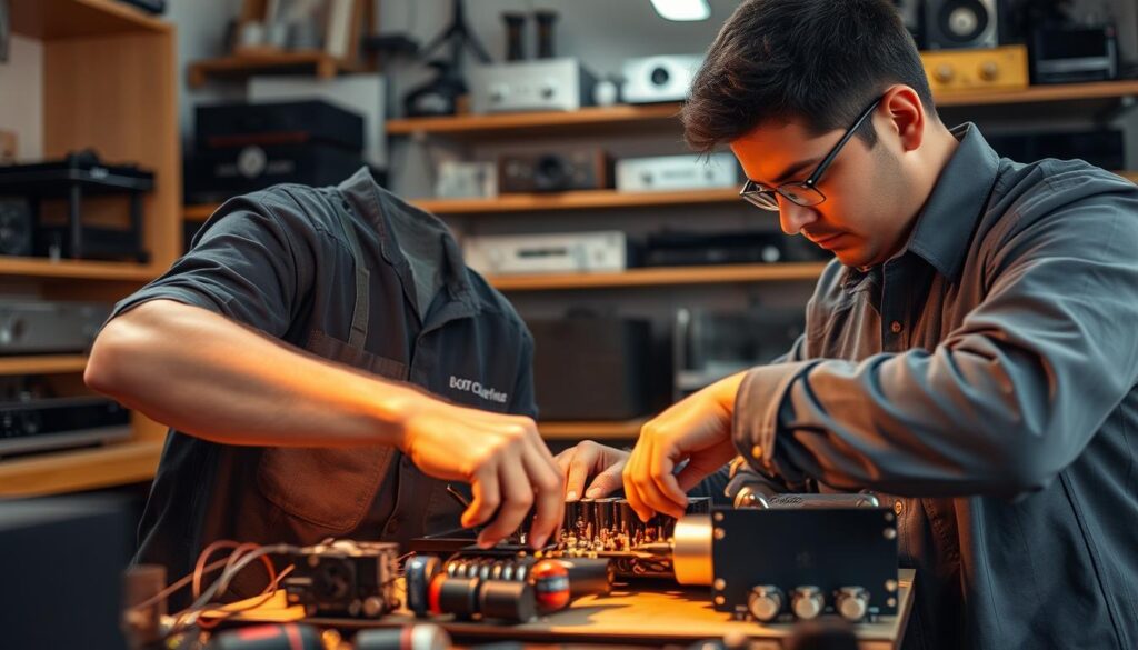servicio técnico equipos audio
